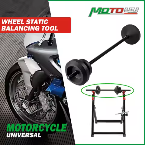 MOTO4U Universal Wheel Static Balancing Tool Balanceradpator Motorcycle Balancing Buck Axle For Moto