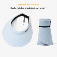 *READY STOCK AT MALAYSIA*Girls Summer Sun Hat Breathable Hollow Top Anti-ultraviolet Sun Hat Foldabl