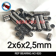 Tamiya bearing wheel 6mm 620 AO 2x6x2.5mm inlet regulations (1pcs) Bearing AO 620 tamiya retail unit