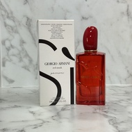 armani si red musk 100 ml  tester