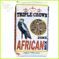 ✒ ♀ ✴ Triple Crown African Mix 25kg - Bird Feed - petpoultryph