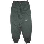 耐吉女款 Swoosh 梭織運動褲 CZ8910-010 M 黑色休閒慢跑褲 [二手] [Nike]