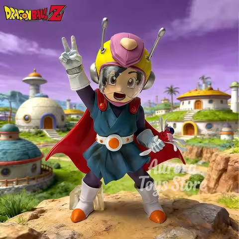 19cm/7.48in Anime Dragon Ball GT Fgiure Gohan and Videl daughter Pan Action Figures Pvc Statue Colle