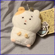 ZY1 San-X Rilakkuma Mainichi Hamuchima Plushie Cute Hamster Plush Keychain Bag Charm YZ1