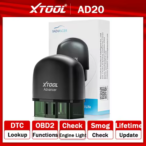 XTOOL Advancer AD20 Car OBD2 Scanner Code Reader Diagnostic Tool for iPhone Android Check Engine Lig