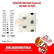510 OHM 511 510R SMD 0603 RESISTOR