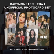 [SET] BABYMONSTER : ERA I Photobook Unofficial Photocard Set Ahyeon Ruka Asa Pharita Chiquita Rami R