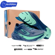 HIJAU 910 Nineten GEIST EKIDEN HYPERPULSE - Navybiru Green Teal/ Grey