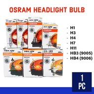 【100% ORIGINAL】MENTOL LAMPU DEPAN LED OSRAM KERETA - H1/ H3/ H4/ H7/ H11/ HB3/ HB4 LAMPU HADAPAN LED