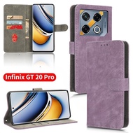 Casing For Infinix GT 20 Pro 5G infinixGT20Pro infinix GT20Pro GT20 GT 20 Pro 20Pro 5G 2024 Luxury Flip Leather Phone Case Card Slot Wallet Stand Bracket Cover Shockproof Phone Cas