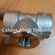 Tee Stainless Class 3000 Drat 1/2"(Inch) Tee Ss304 3000