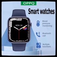 OPP0 New Smartwatch Series 5 สมาร์ทวอทช์ สัมผัสได้เต็มจอ SmartWatch รับประกัน 1ปี รองรับภาษาไทย นาฬิกาสมาร์ทวอทช์ บลูทูธโทรนาฬิกาจับเวล