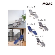 [ Folding Chair,Adjustable Lounge Chair Office Lightweight Adults Breathable Sturdy Metal Folding Be