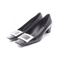 【二手】Roger Vivier 女士漆皮穆勒鞋，二手 B