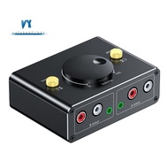 3.5mm to  Audio Switcher Bidrectional Switcher 1 in 2 Out or 2 in 1 Out Dual  to 3.5mm Splitter Swit