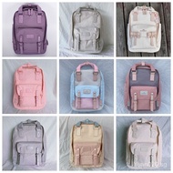 EA3 【In stock】20 colors doughnut backpack Donuts backpack doughnut Korean ladies backpack 14-inch co