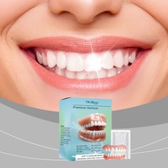 Oralhoe Snap On Smile Veneers 1 Set Dental Veneers False Teeth Cover Teeth Whitening Appearance Resi