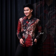 Batik kemeja lengan panjang batik cowok batik pria dewasa batik bige size m l xl xxl 3xl 4xl 5xl 6xl