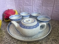 （80年代）青花米通 茶具