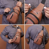 ZUKO Waistbag - ESL01 / Tas Selempang / Sling Bag Pria + Port USB