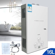 16L 32KW LPG Gas Propane Hot Water Heater Instant Tankless Boiler Water Heater With Shower Head Kit For Home Camping Outdoor RV