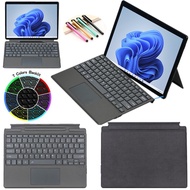 For Microsoft Surface Go/Surface Go2/Surface Go3 Wireless Bluetooth Backlight Keyboard Pen Slot Holder With Touchpad / Trackpad