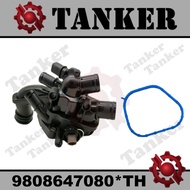 Peugeot 207 308 Citreon C4 1.6T Mini Cooper S R55 R56 R57 Thermostat Housing Assy (+ 2 Pin Sensor)