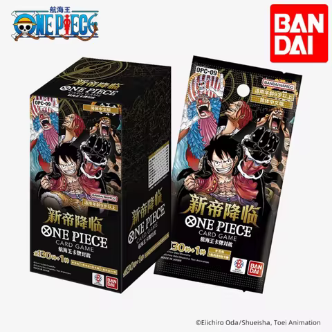 Original Bandai One Piece OP-09 Booster Box Anime The End Of The New World One Piece Japanese Versio