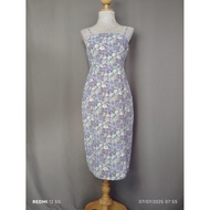 3A026 Spaghetti Strap Dress Cafe Casual Second Hand