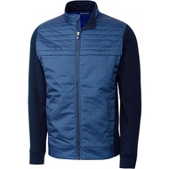 Cutter & Buck Men's Wind-Resistant Discovery Windblock Hybrid Jacket