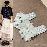 Selipar Flat Gaya Perancis Selipar Pantai Satu tali Selipar Rumah Tidak licin