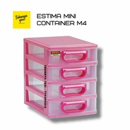 Laci plastik susun 4 lion star estima mini container M4 EC-14