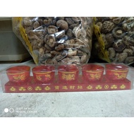 Set Of 5 Red Tea Cups