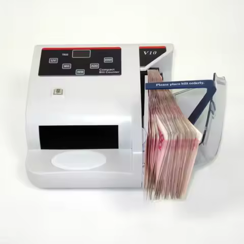 Portable Currency Counter Counterfeit Detection Currency Counter USD/EUR/GBP/RUB Currency Counter V1