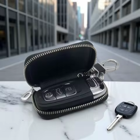 Leather Car Key Case Key Full Cover for Audi A3 8P 8V A4 B8 B6 B7 B9 B5 A6 C6 C7 C5 Q5 A5 Q7 A1 A7 A