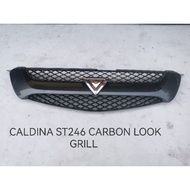 TOYOTA CALDINA ST246 CARBON LOOK GRILL SARUNG