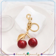 BF-C1391 Gantungan Tas Cherry Lucu / Aksesoris Tas Buah Ceri / Bag Charm Keychain Korea Kekinian
