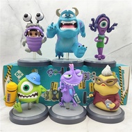 6Pcs Disney Monsters Inc Action Figures Mike James P. Sullivan Randall Boggs Pvc Anime Figuras Model Collectibke Kids Toys Gift