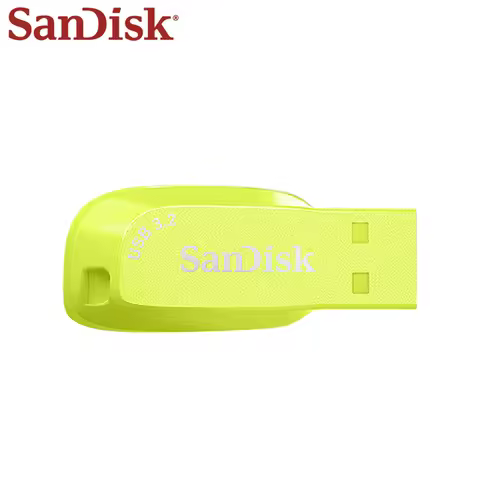 SanDisk USB 3.2 Gen1 CZ410 USB drive 64GB 128GB 32GB Yellow Pendrive Bule USB Flash Drive For PC 100