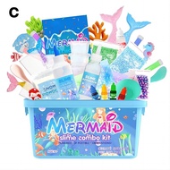 7 colors D.I.Y slime box set Squishy Toys Pinch Squeeze Toy Decompression Toy Kid Adults Relieve Str