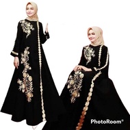 Abaya Premium Gamis Saudi Maxi Arab Dress Turkey Baju Muslim Couple