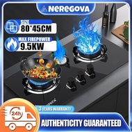 ❗3 Years Warranty❗3 burner gas stove/tempered glass/Desktop+built in/9kw+3kw+9kw 煤氣灶