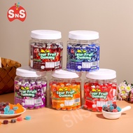 Sour Fruit Gummy Chewy Candy Blueberry / Cola Soda / Orange Flavored Chewy Minty Candy Sweet Sour Mi