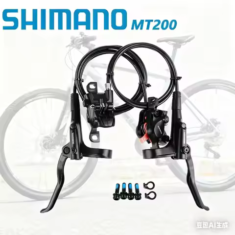 SHIMANO MT200 BL-MT200 BR-MT200 Complete Hydraulic Disc Brake Set 2-Piston Calipers 900mm 1700mm Hos
