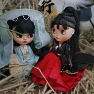Bean Cake Clothing Research Institute-blythe Small Cloth 6 Points Hanfu Ancient Costume Ancient Styl
