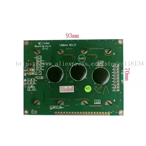 12864A REV.T Lcd model WG12864A-TMI-V#A Lcdscreen
