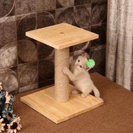 Malaysia Ready Stock Solid Wood SW03 Cat Scratching Scratcher Scratch Poles Board Tree Toys Condo House