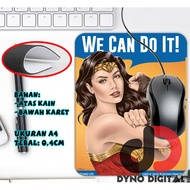Mouse pad wonder Riveter Gal Gadot wonder woman dc comic MousePad Custom Gaming Mouse pad