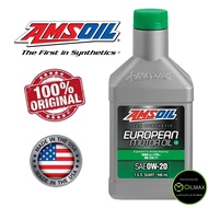 Amsoil European Motor Oil 0W20 LS (1 Quart) 946ml/4 bottles bundle set with BG Product EPR or CF5 (3