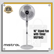 Mistral 16” MSF1643 | MSF 1643 Stand Fan with Timer (2 Years Warranty)